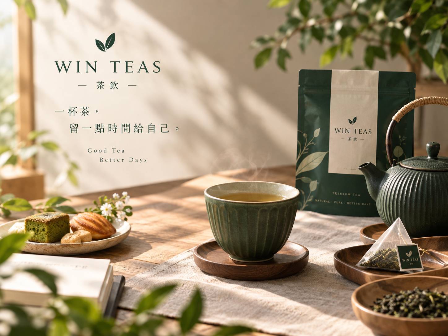 以自然之心，沖泡每一刻的美好